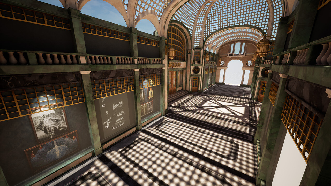 ArtStation - VR Museum Arcade