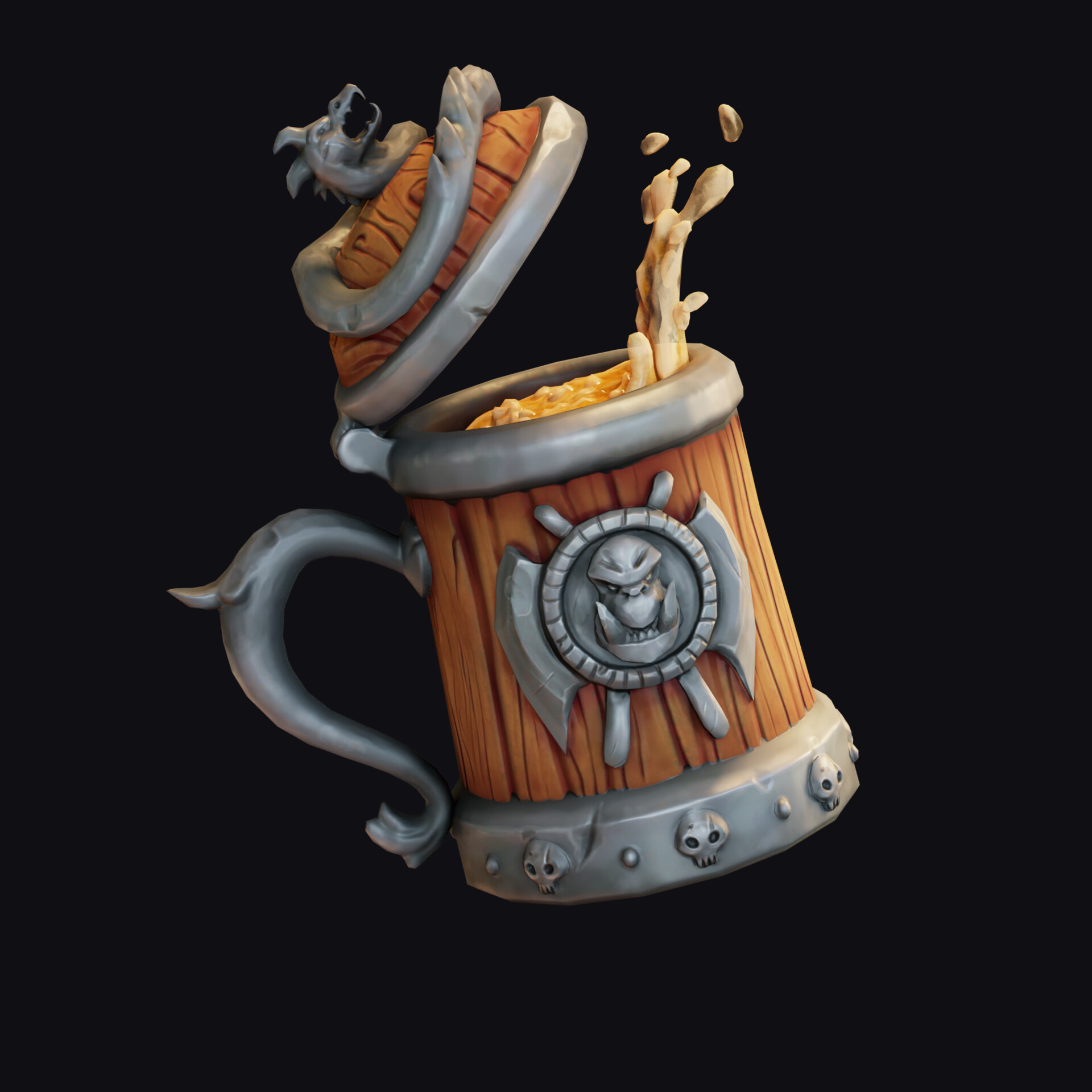 ArtStation - 3D Beer Mug