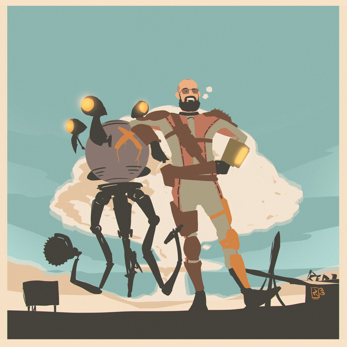 Artstation fallout avatar