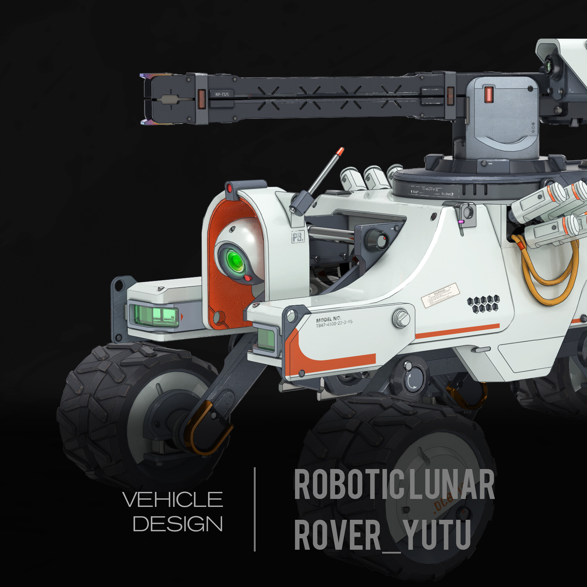 ArtStation - Robotic lunar rover_Yutu