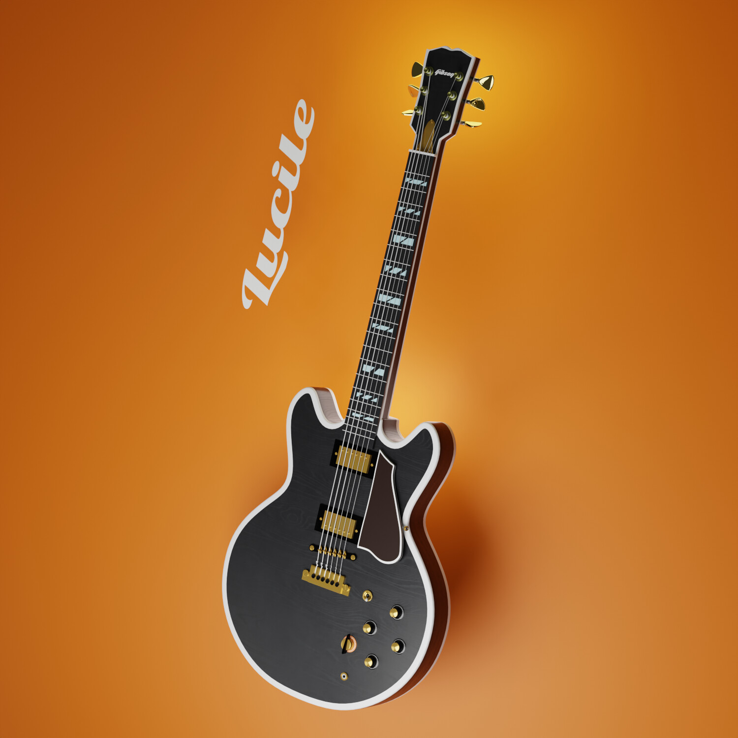 ArtStation BB King Lucile Guitar