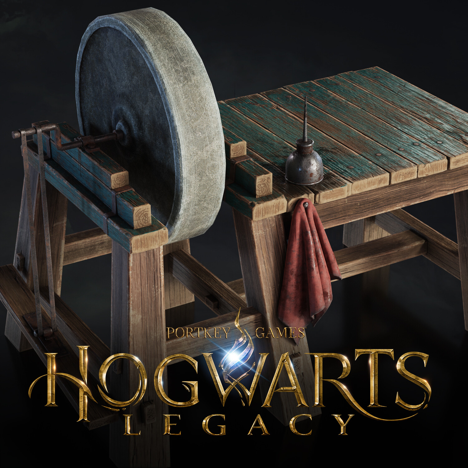 ArtStation Hogwarts Legacy / Knife Sharpening Station