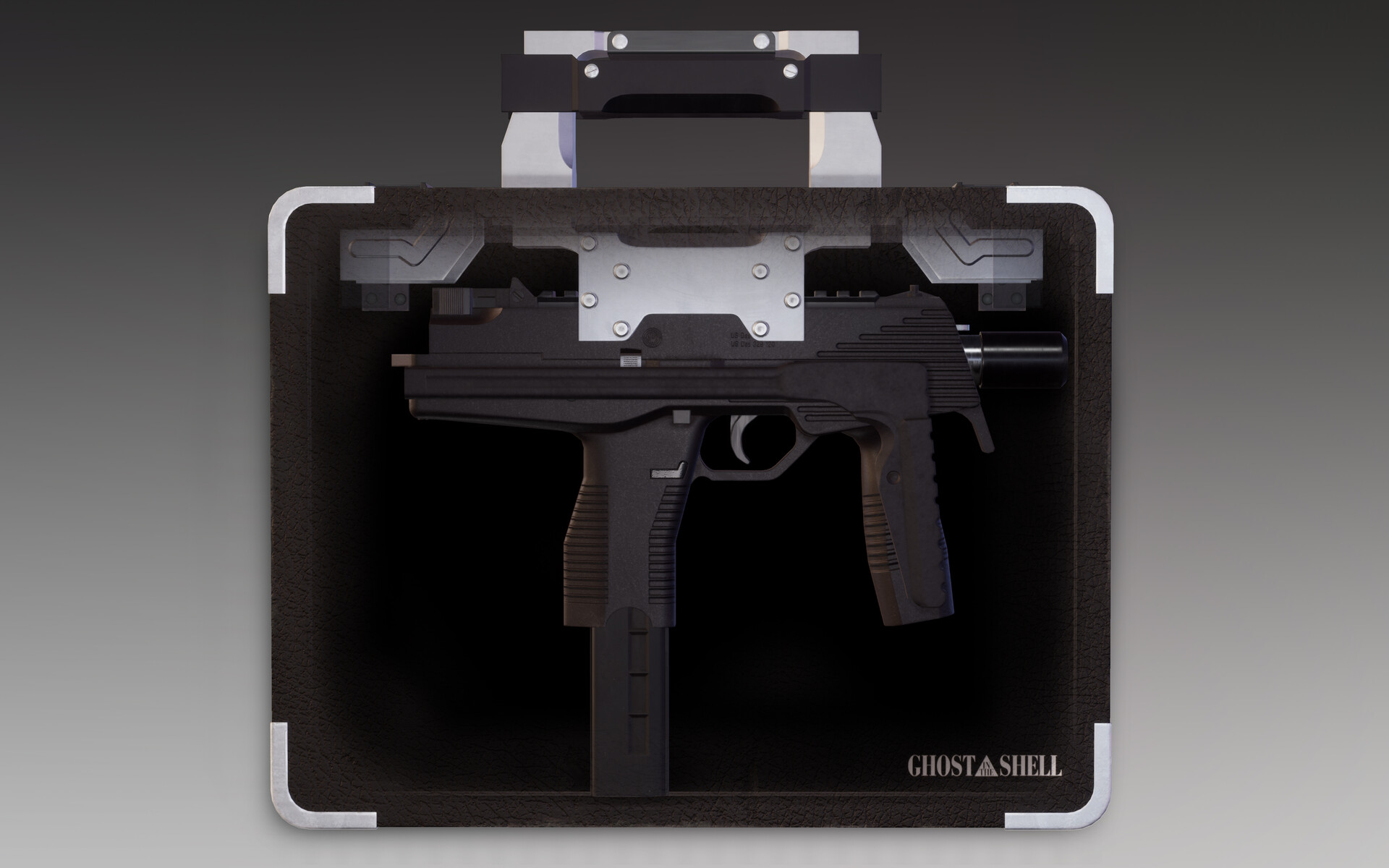 ArtStation Briefcase SMG from Ghost in the Shell