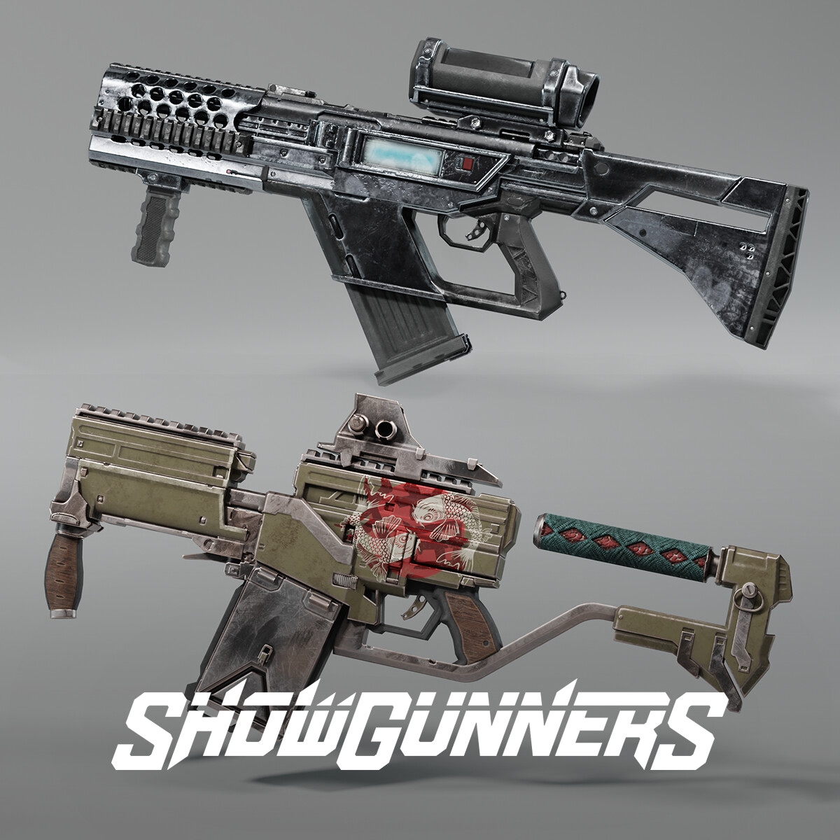 ArtStation - Showgunners weapons