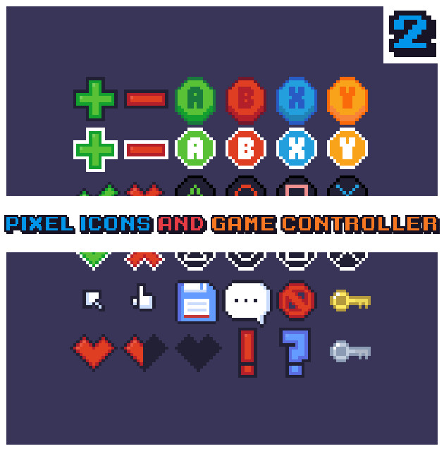 Design pixel art icons for streams or discord by Skyefire