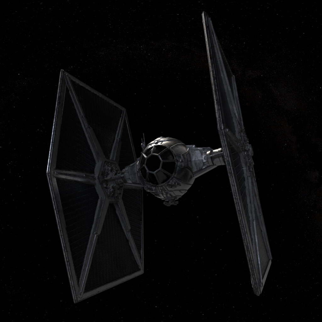 ArtStation - TIE fighter