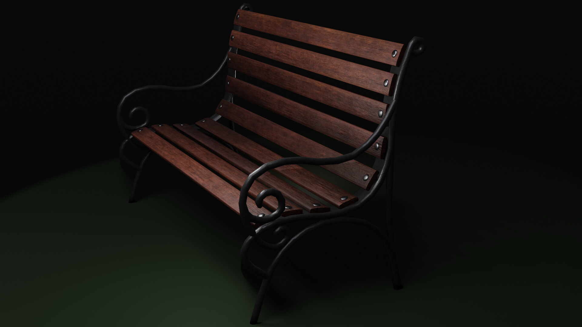 ArtStation - Park bench