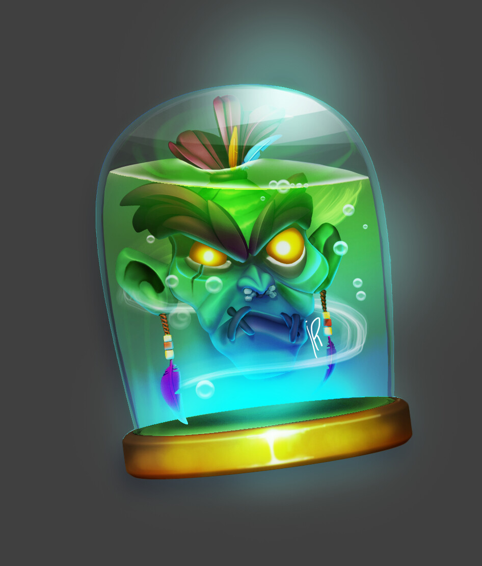 ArtStation - Stylized Shrunken Head