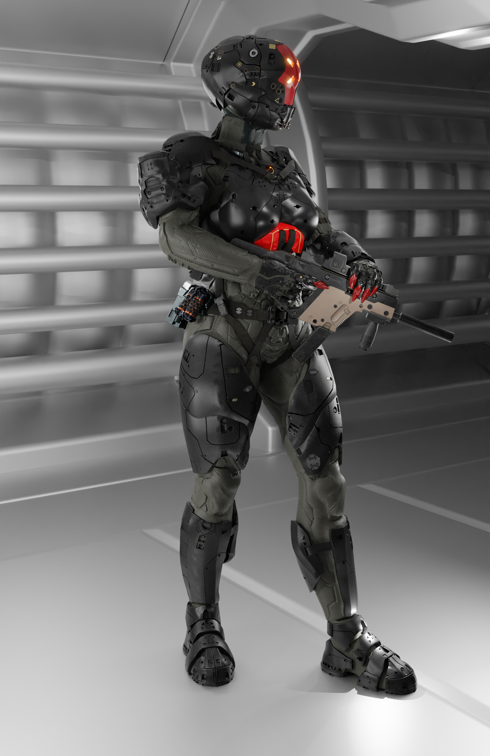 ArtStation SciFi Hunter NH