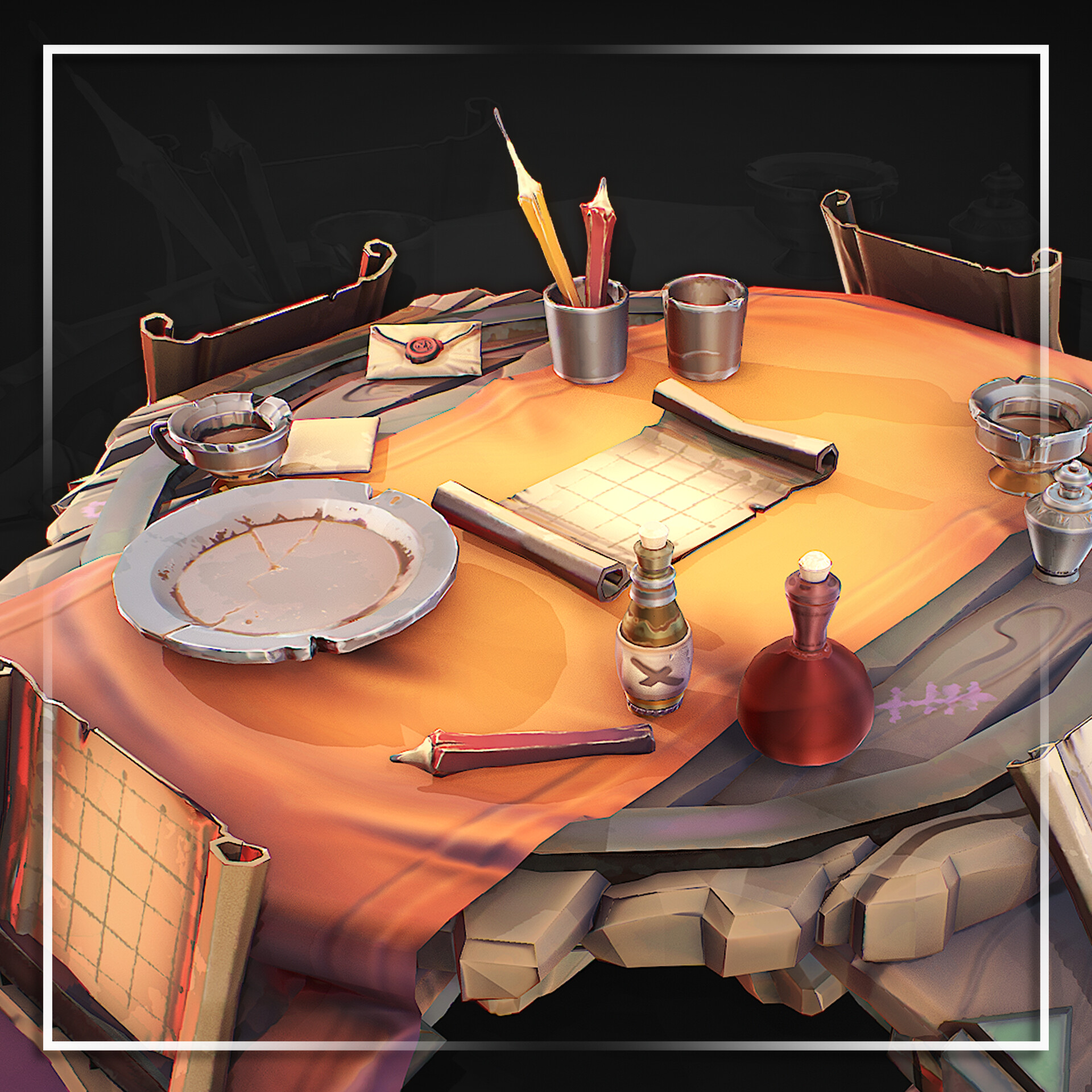 ArtStation Tavern Table