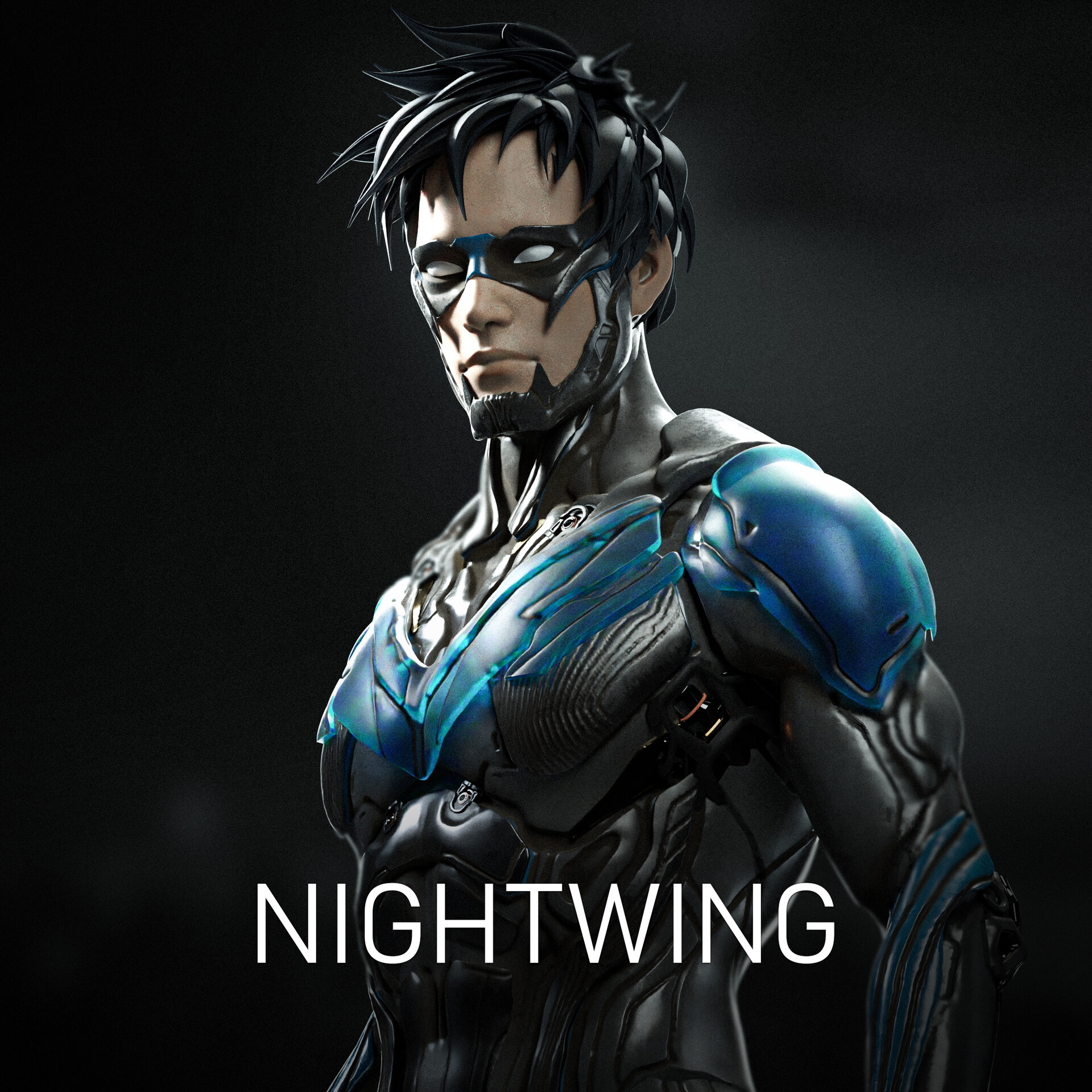 Artstation Nightwing Fanart