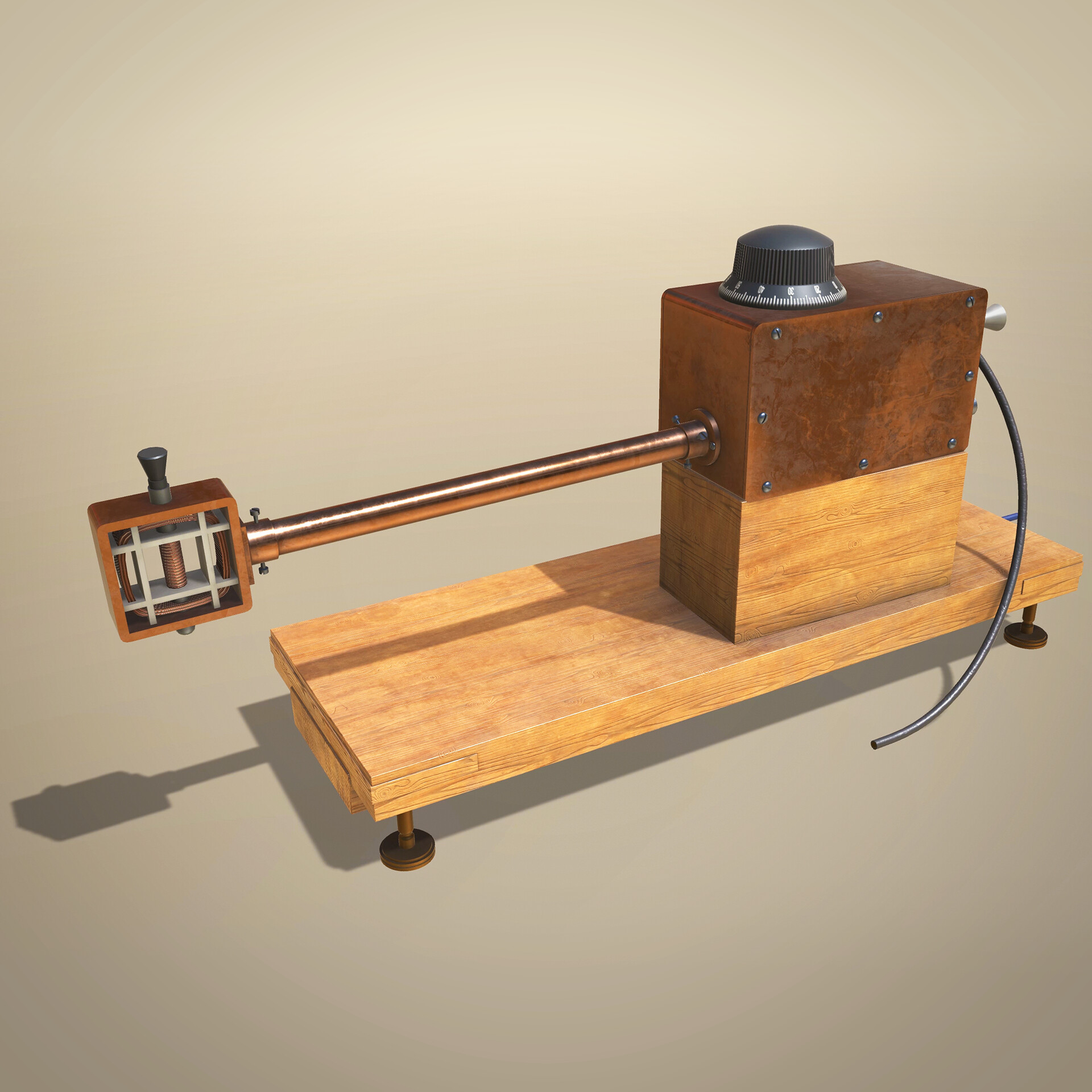 ArtStation - Vintage Electrical Stuff | Autodyne Generator