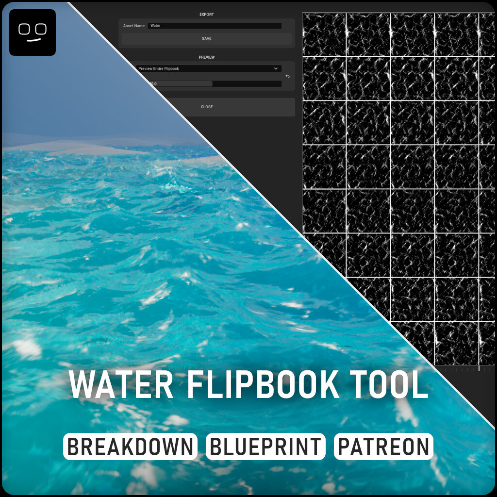 ArtStation Unreal Engine Breakdown Water Flipbook Tool