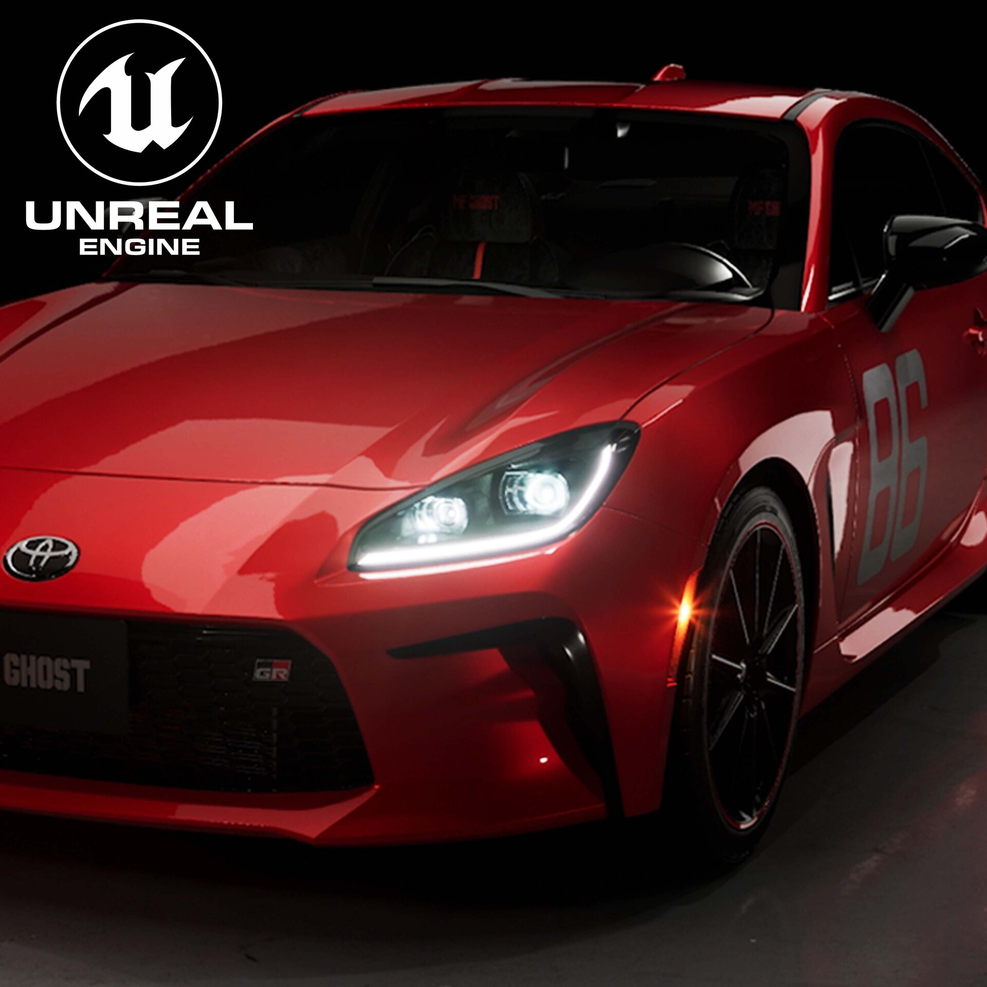 ArtStation 2024 Toyota GR86 MF Ghost Edition Unreal Engine 5   Conor Lawlis Conor Lawlis Artstationthumbnail 