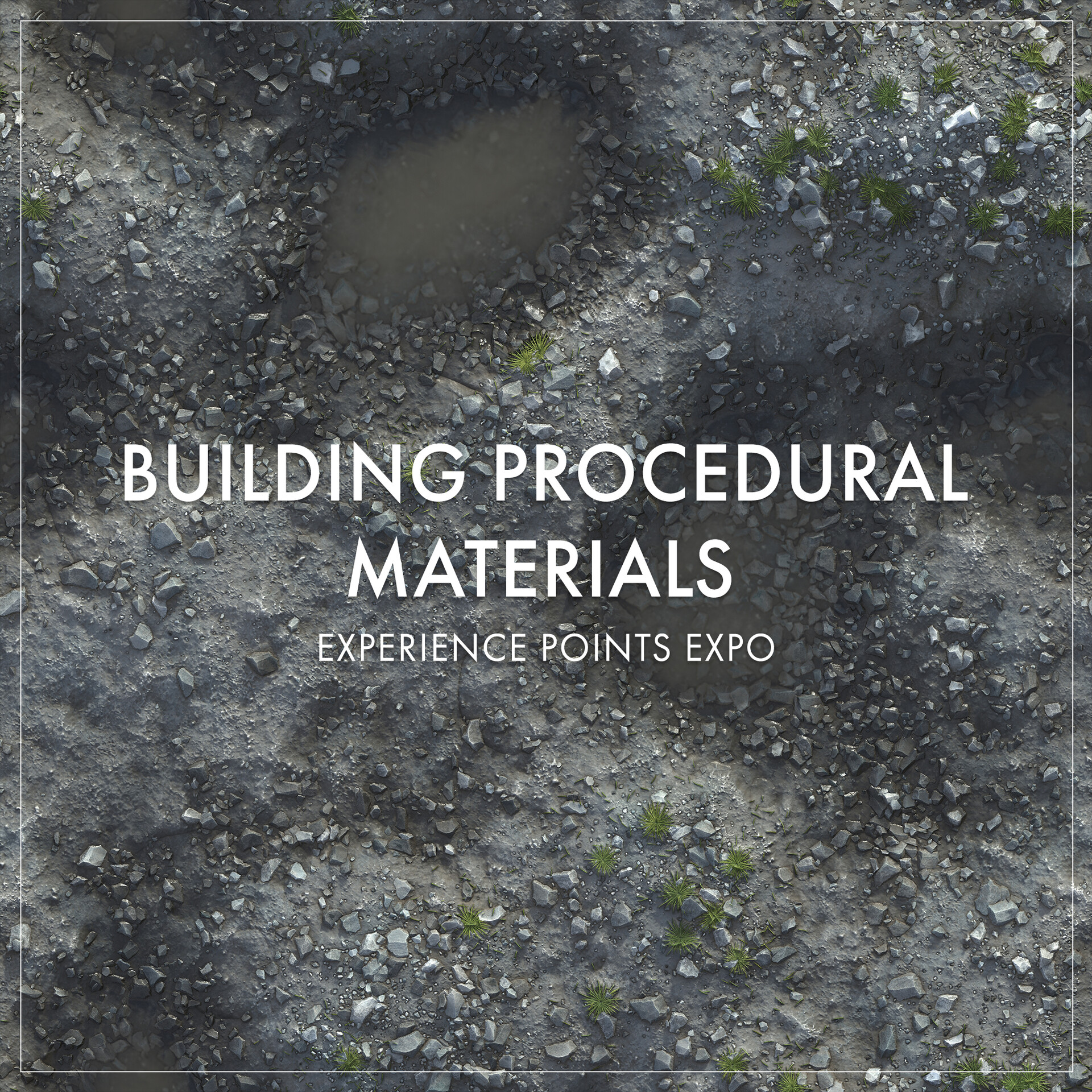 PBR Puddle Stone Material Study - EXP Expo 2022