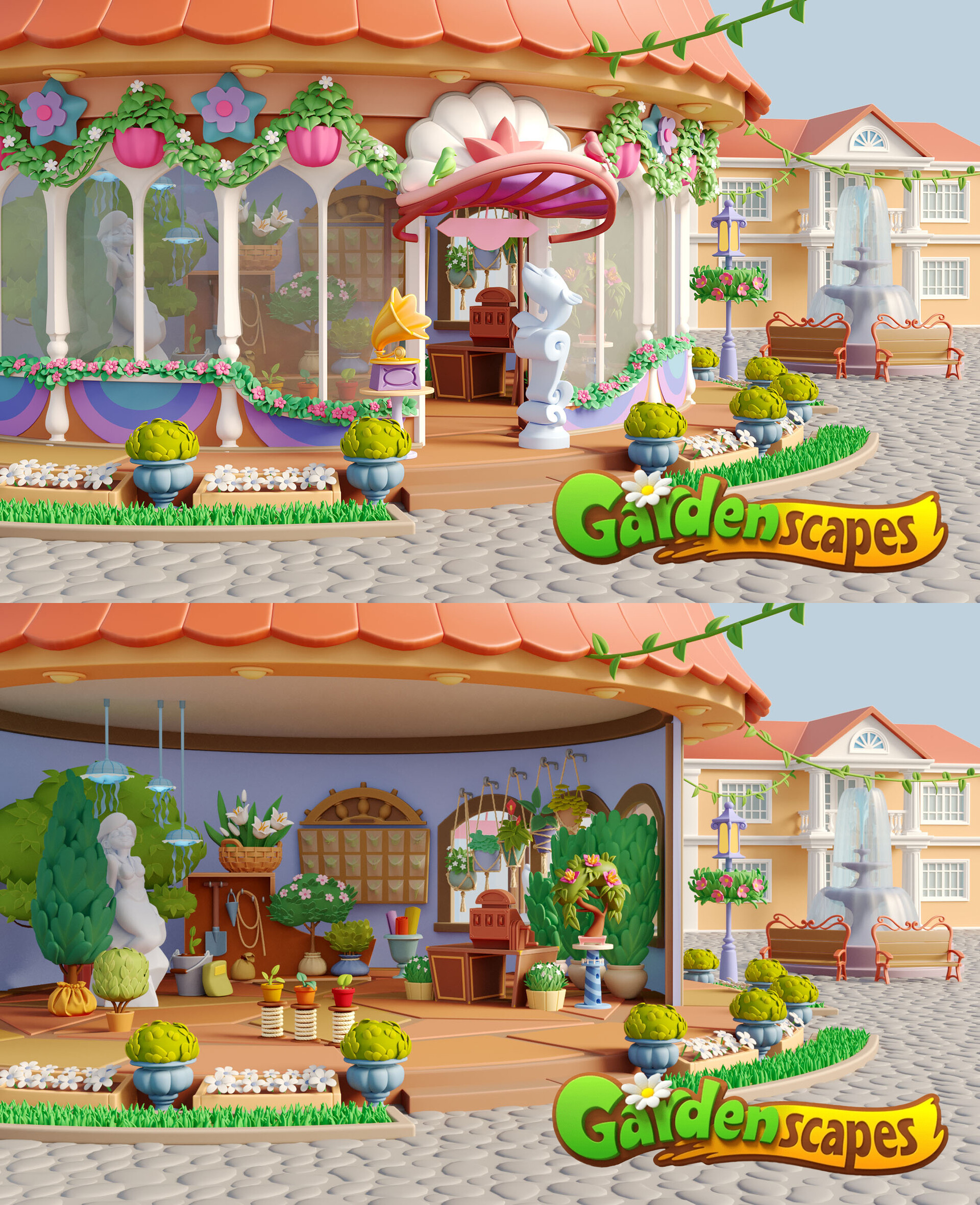 ArtStation Gardenscapes Flower Shop