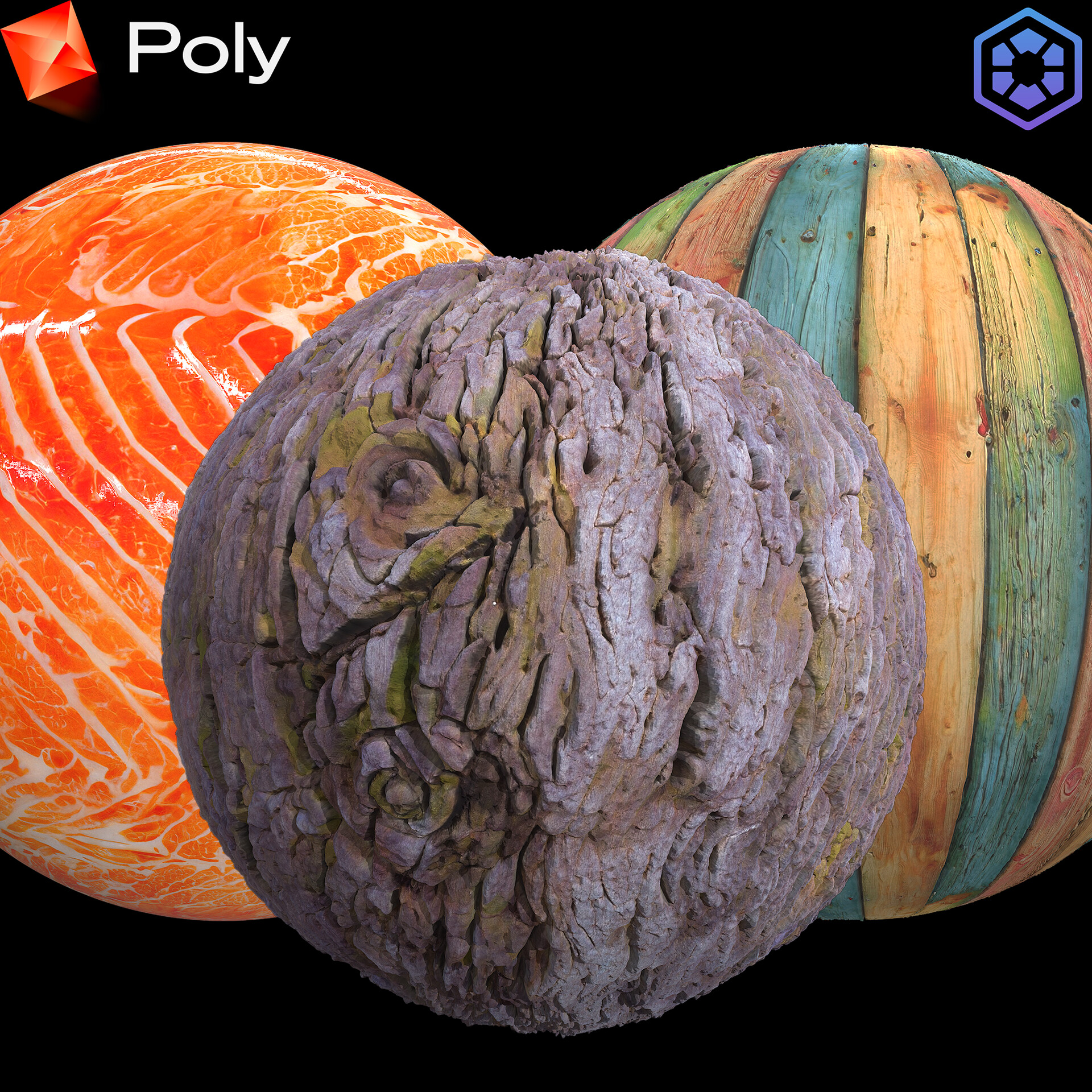 ArtStation - Poly 30 Textures Pack 1