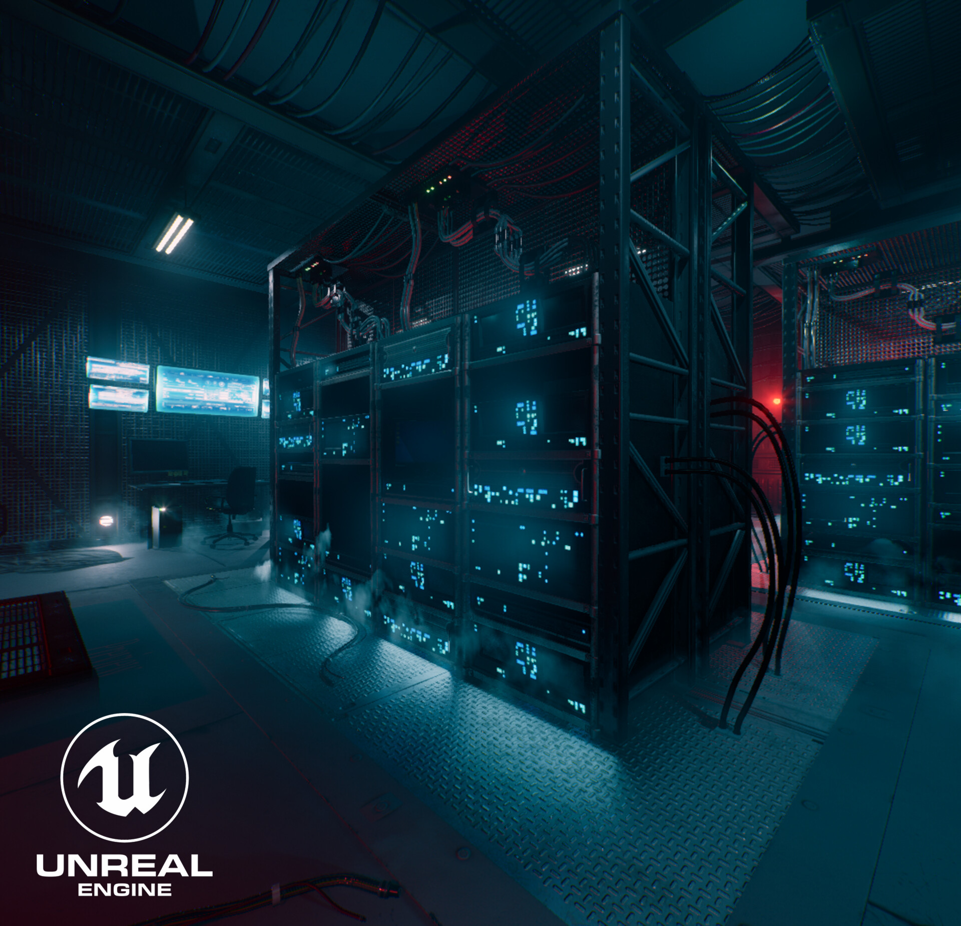 ArtStation - Server room - UE 5 - Unreal Engine 5