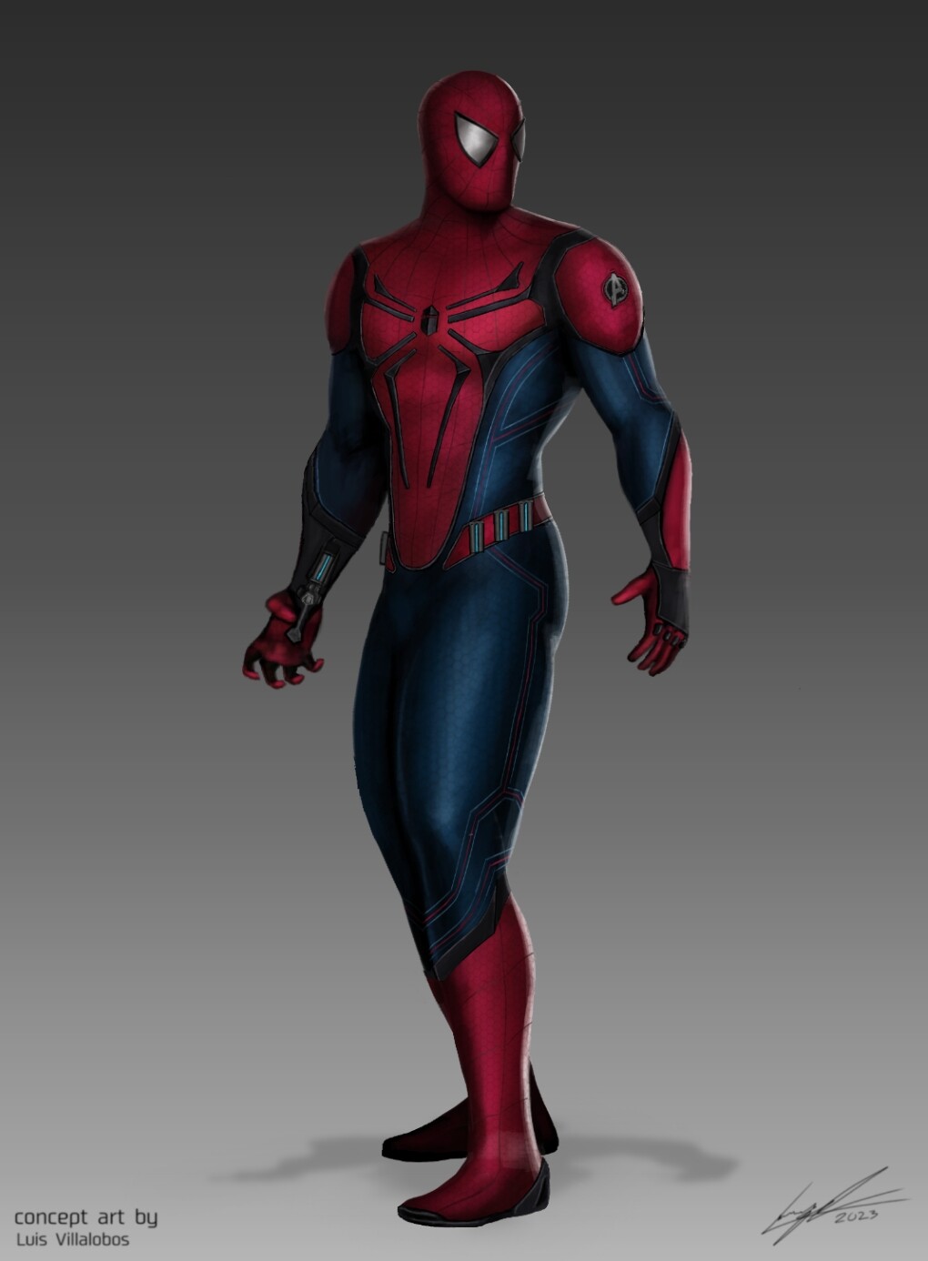 ArtStation - Spiderman suit design - Personal project