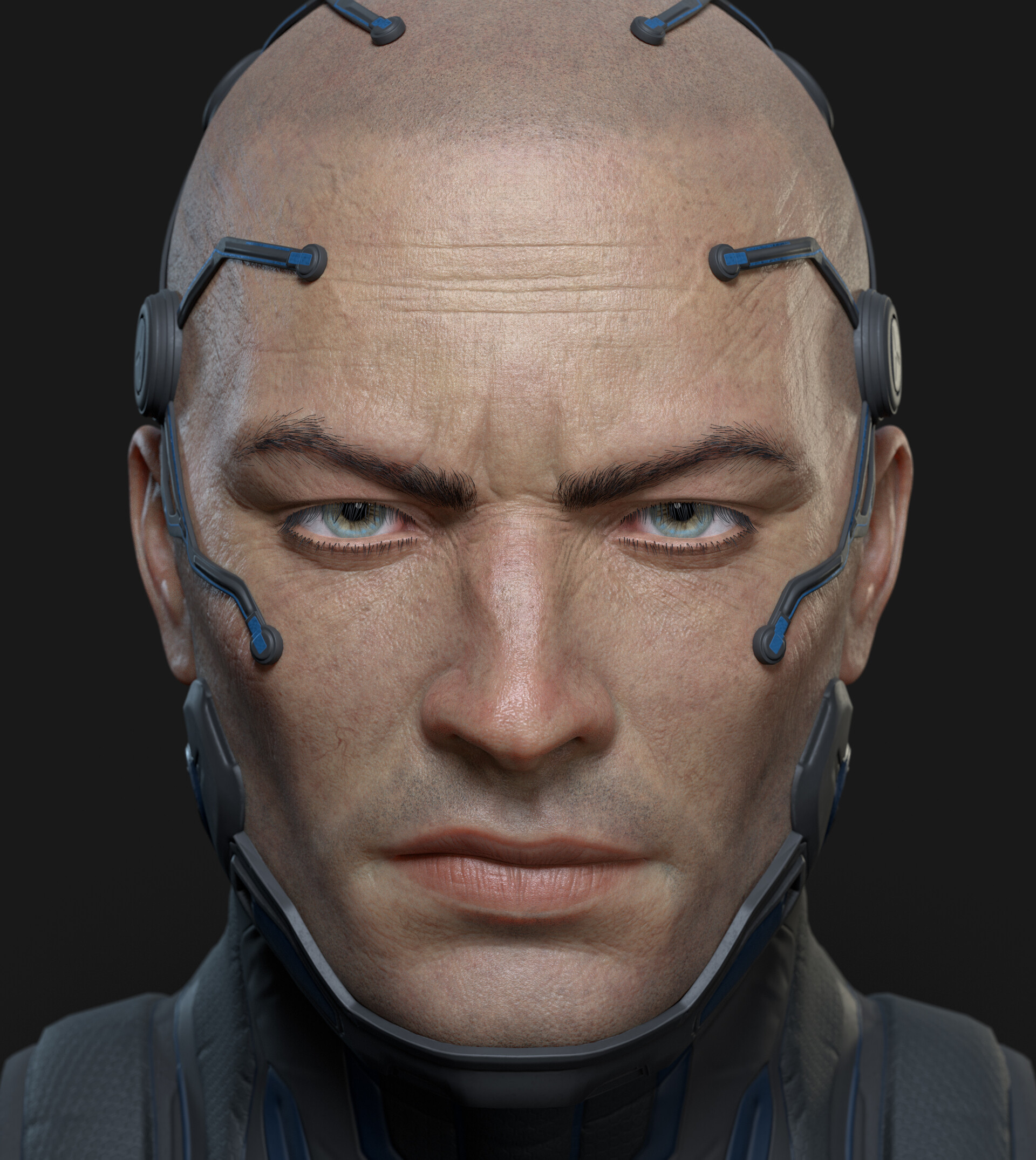 Artstation - Sci-fi Head And Helmet