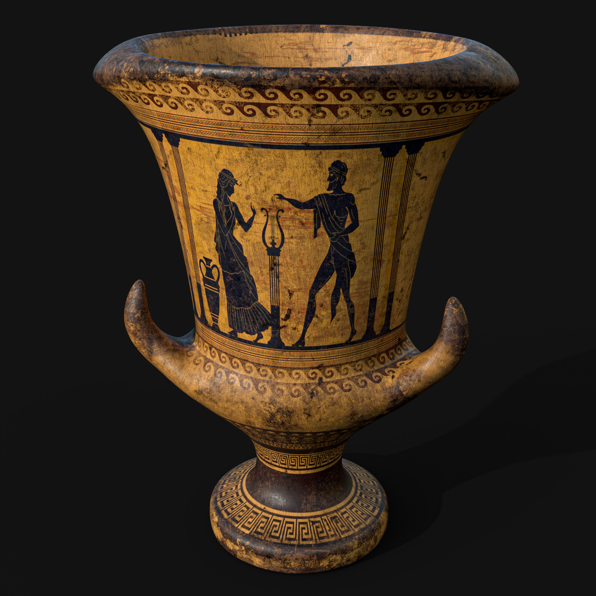 ArtStation 25 Ancient Greek Vases Base Mesh