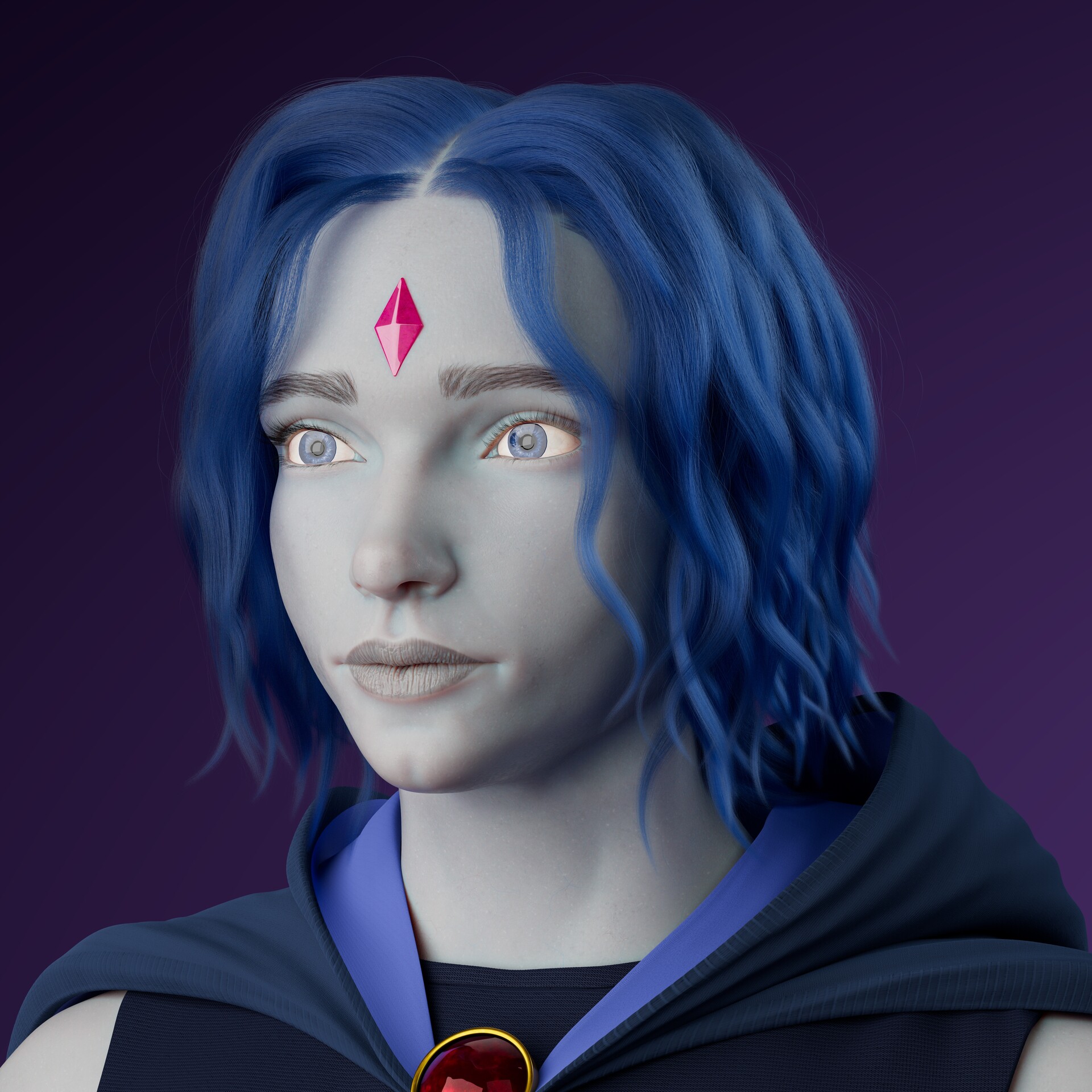 ArtStation Raven Daughter of Trigon