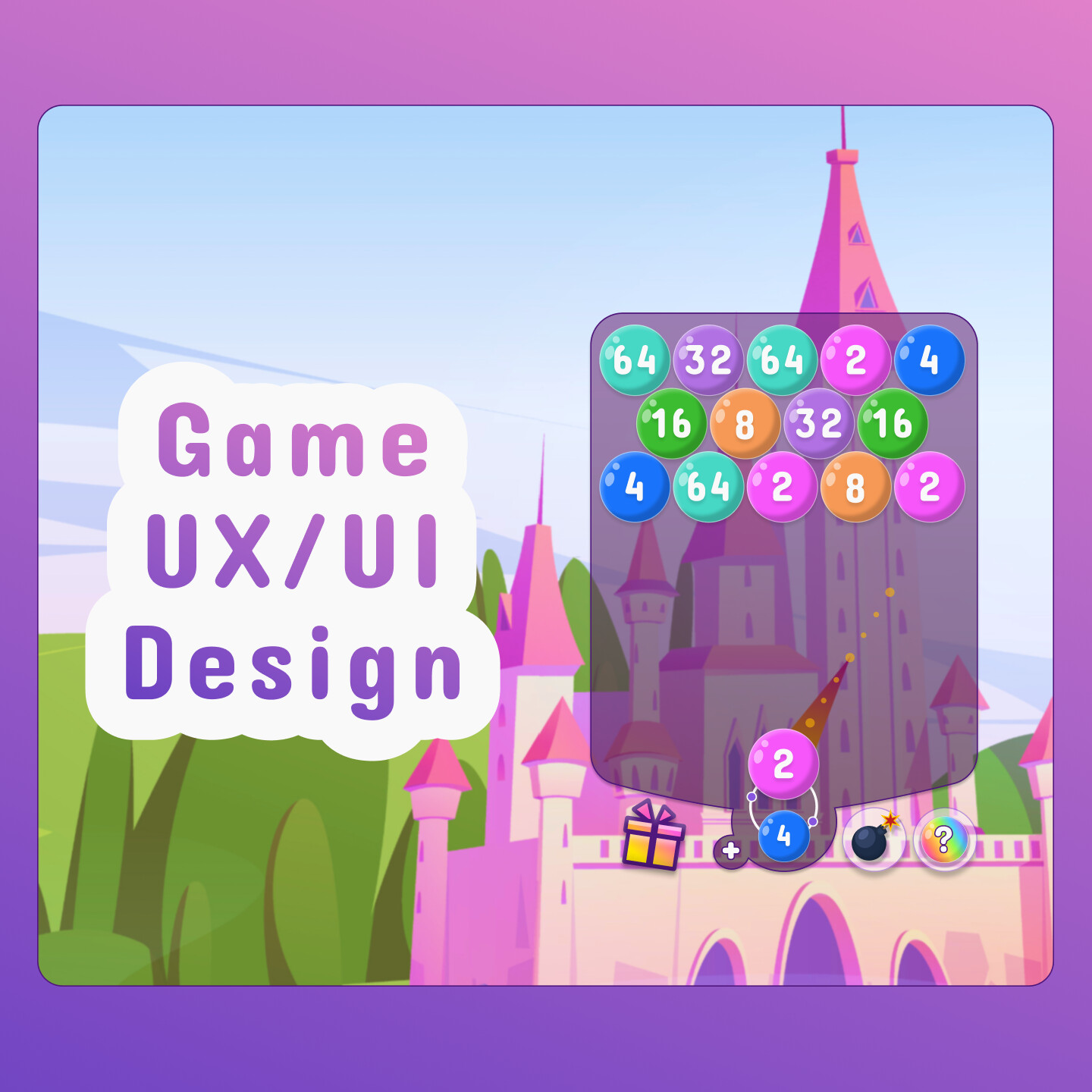 ArtStation - Game UX/UI Design: Bubble shooter