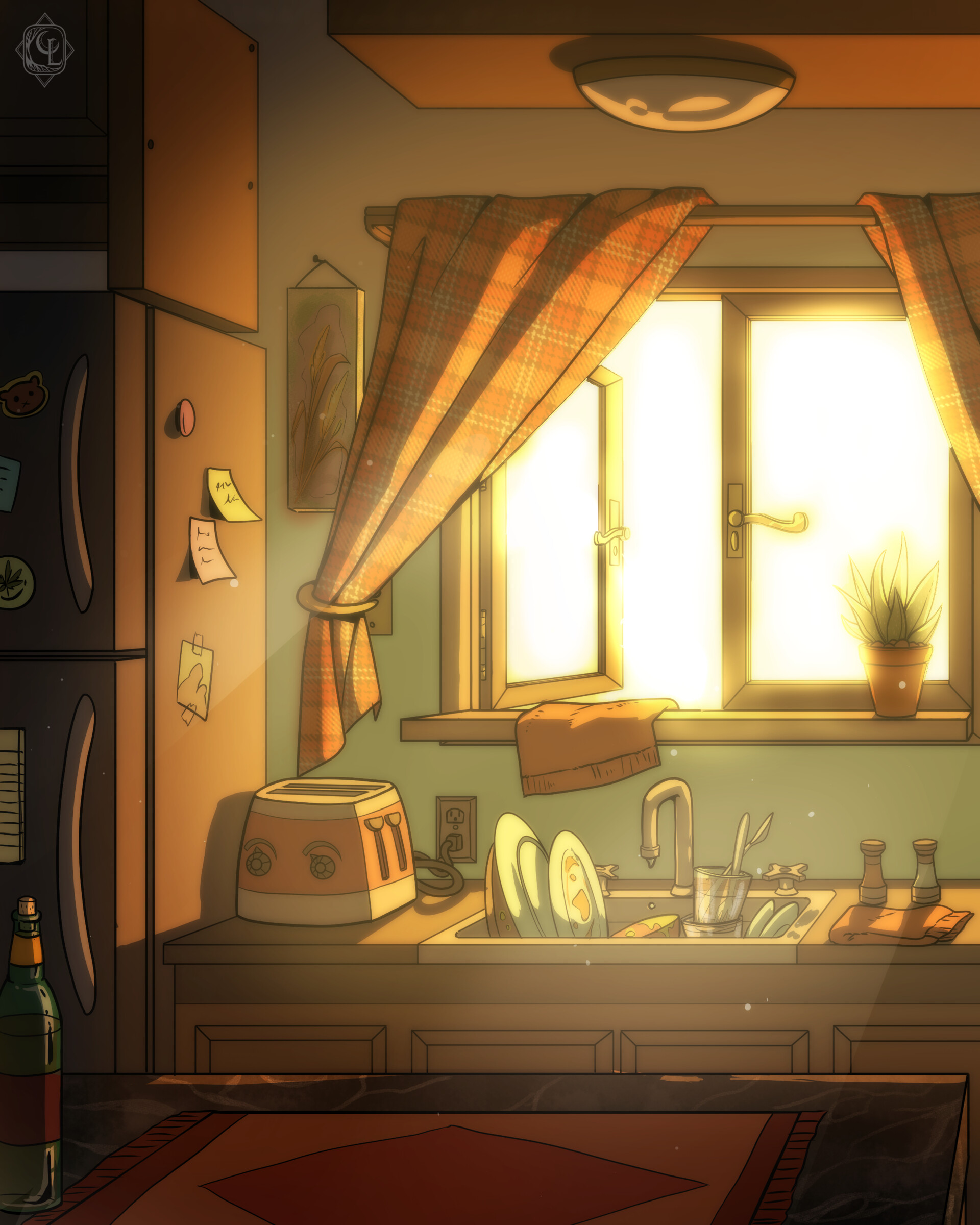 ArtStation - Kitchen Background Study