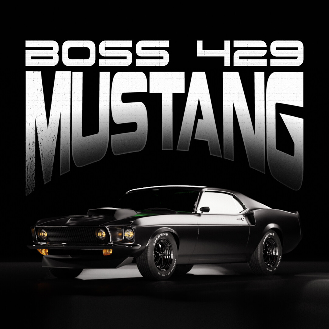 ArtStation - Boss 429 Mustang