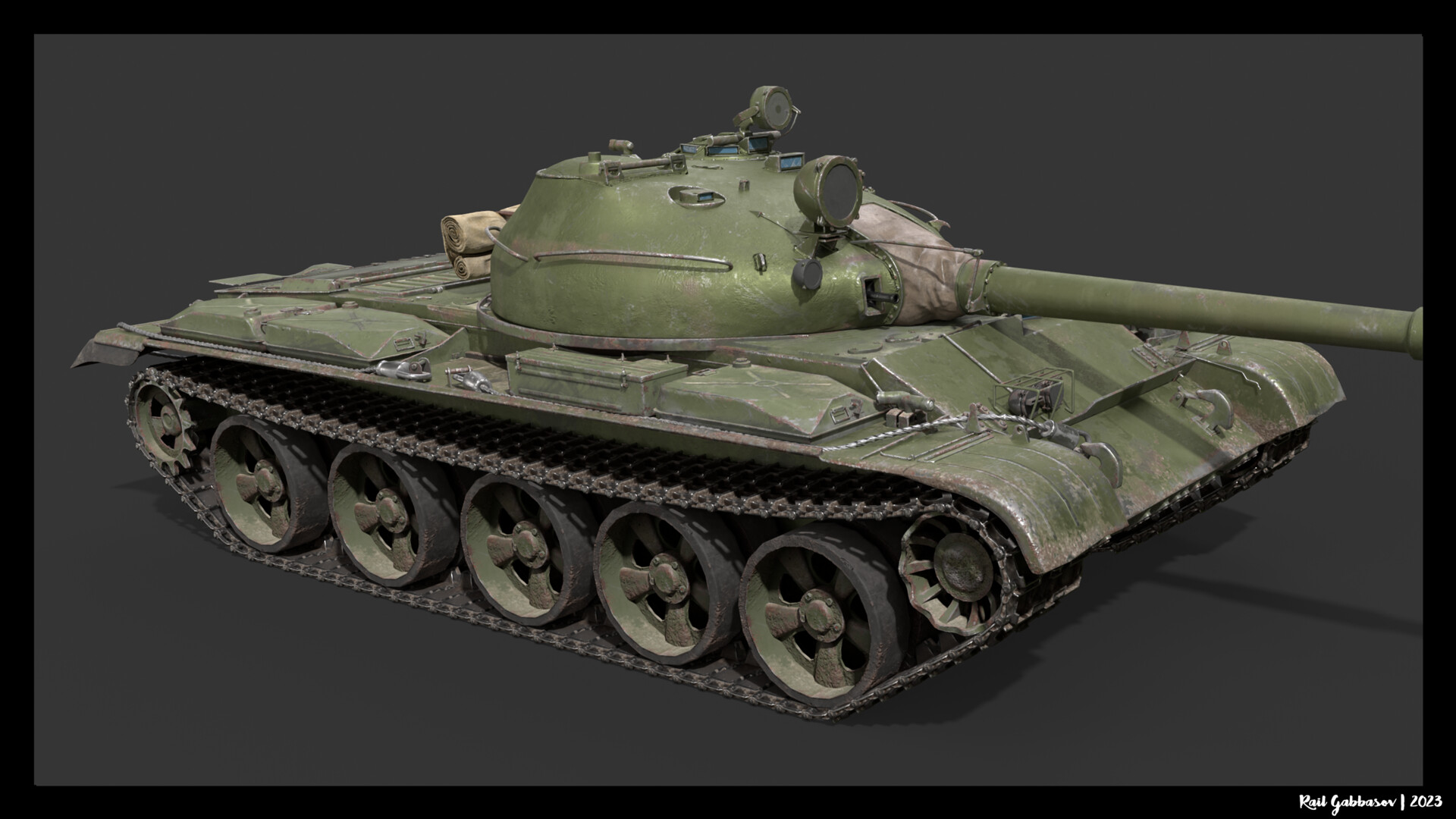 ArtStation - T-62 tank