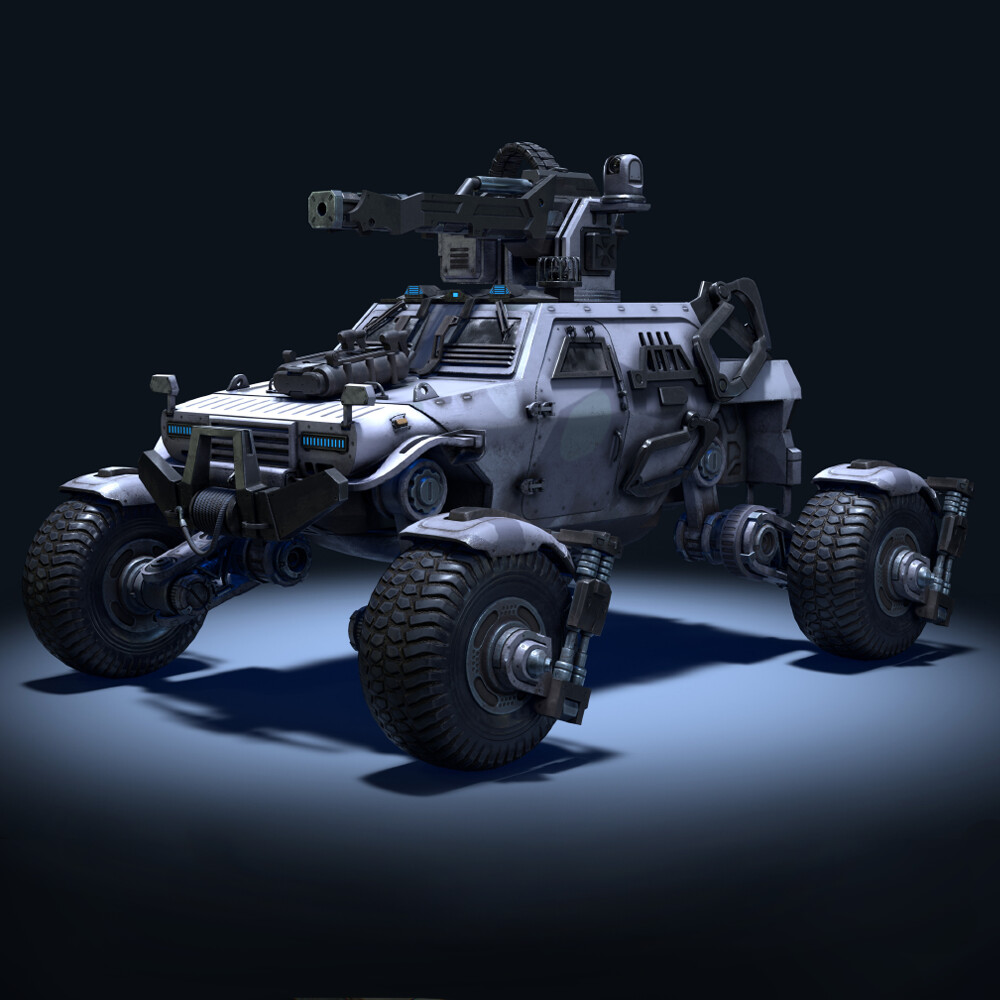 ArtStation - Military Vehicle