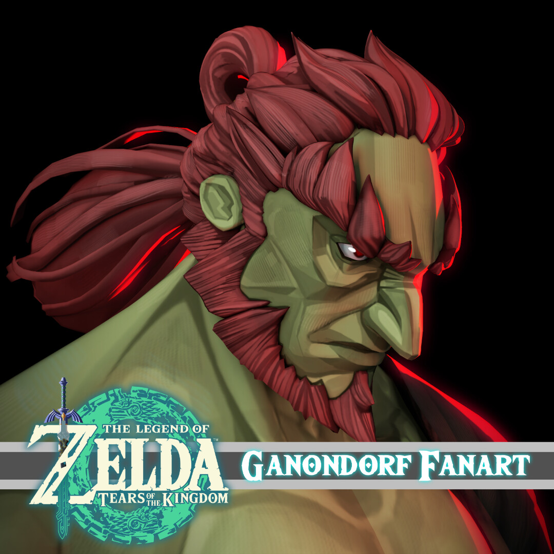 ArtStation - Ganondorf Fanart|Zelda TOTK