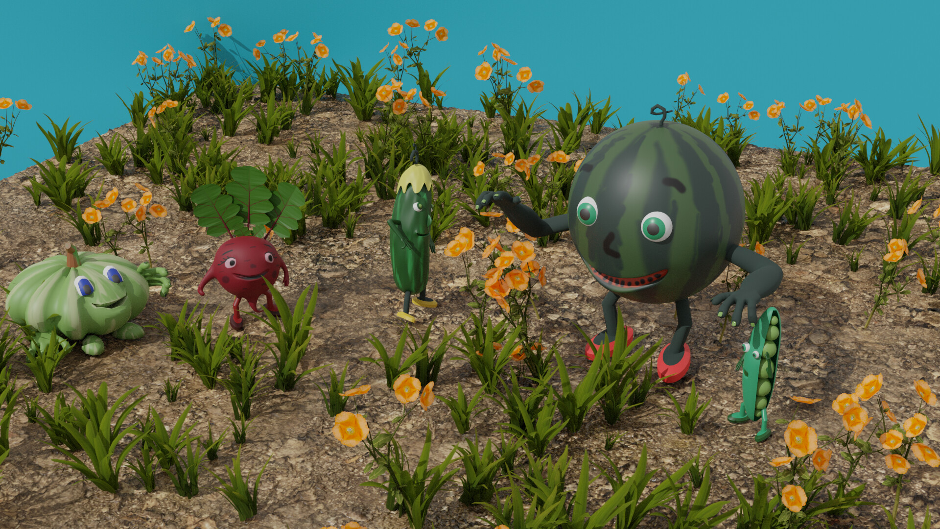 ArtStation The garden plot