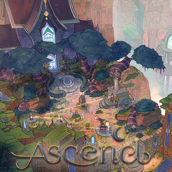 ArtStation Ascend 2024 Beam Puzzle Area Concept   Madeleine Noonie Barker Madeleine Noonie Barker Ascend Castle Thumbnail 