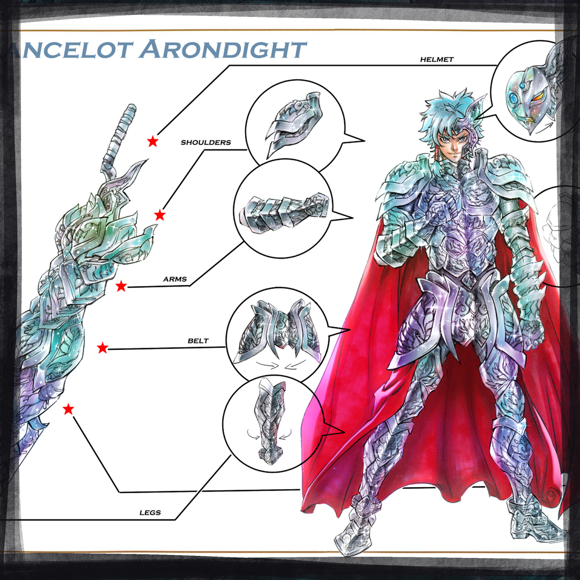 Pin on saint seiya character sheet