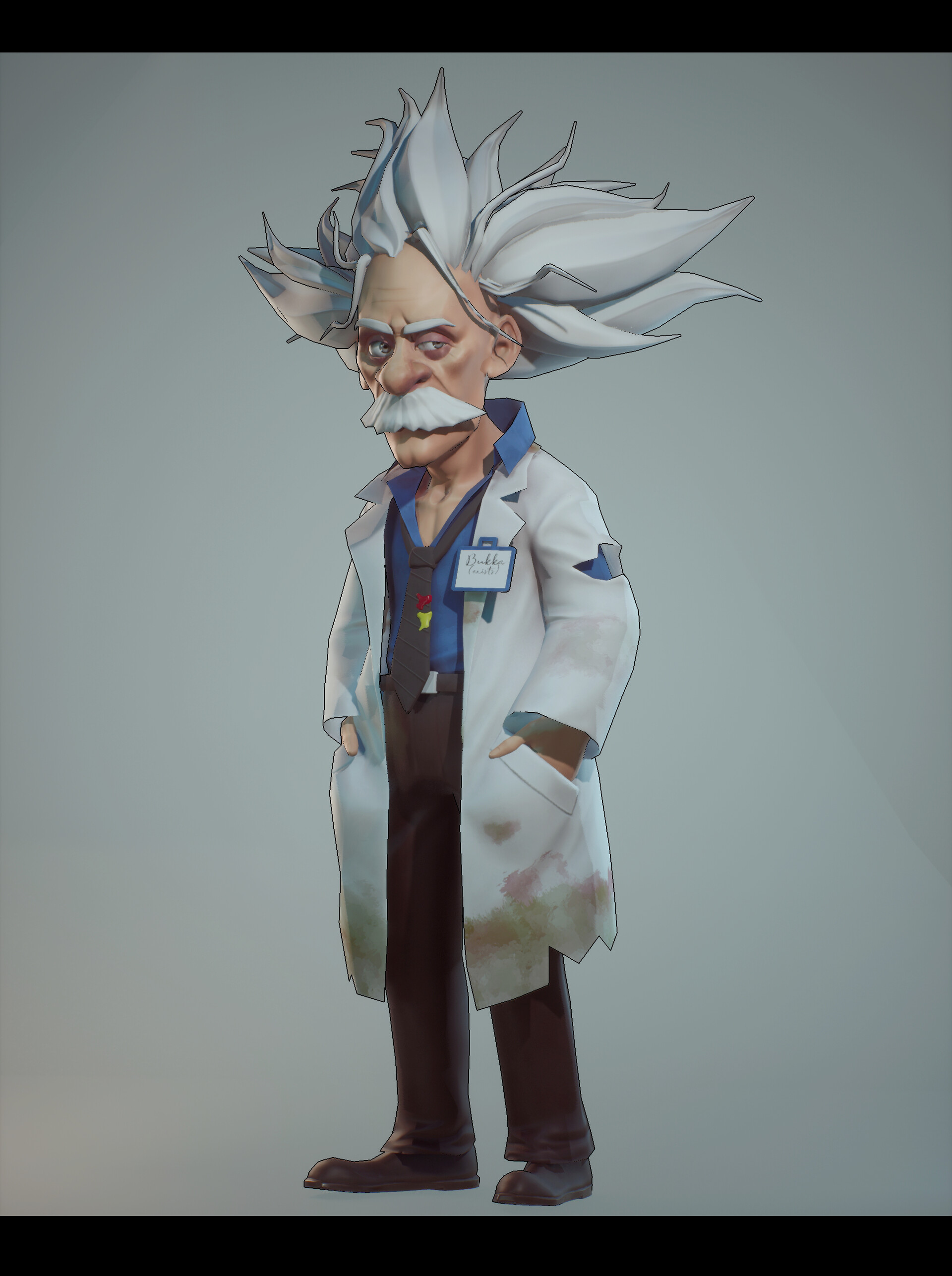 ArtStation - Old Man - Stylized Character (UE5)
