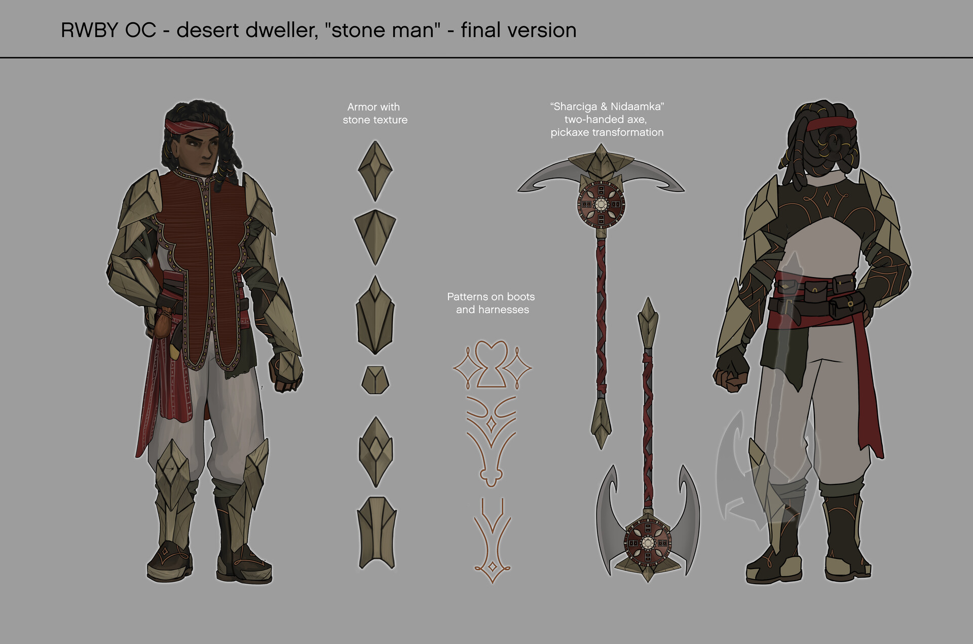 ArtStation - RWBY x Pathfinder OC concept - Desert dweller