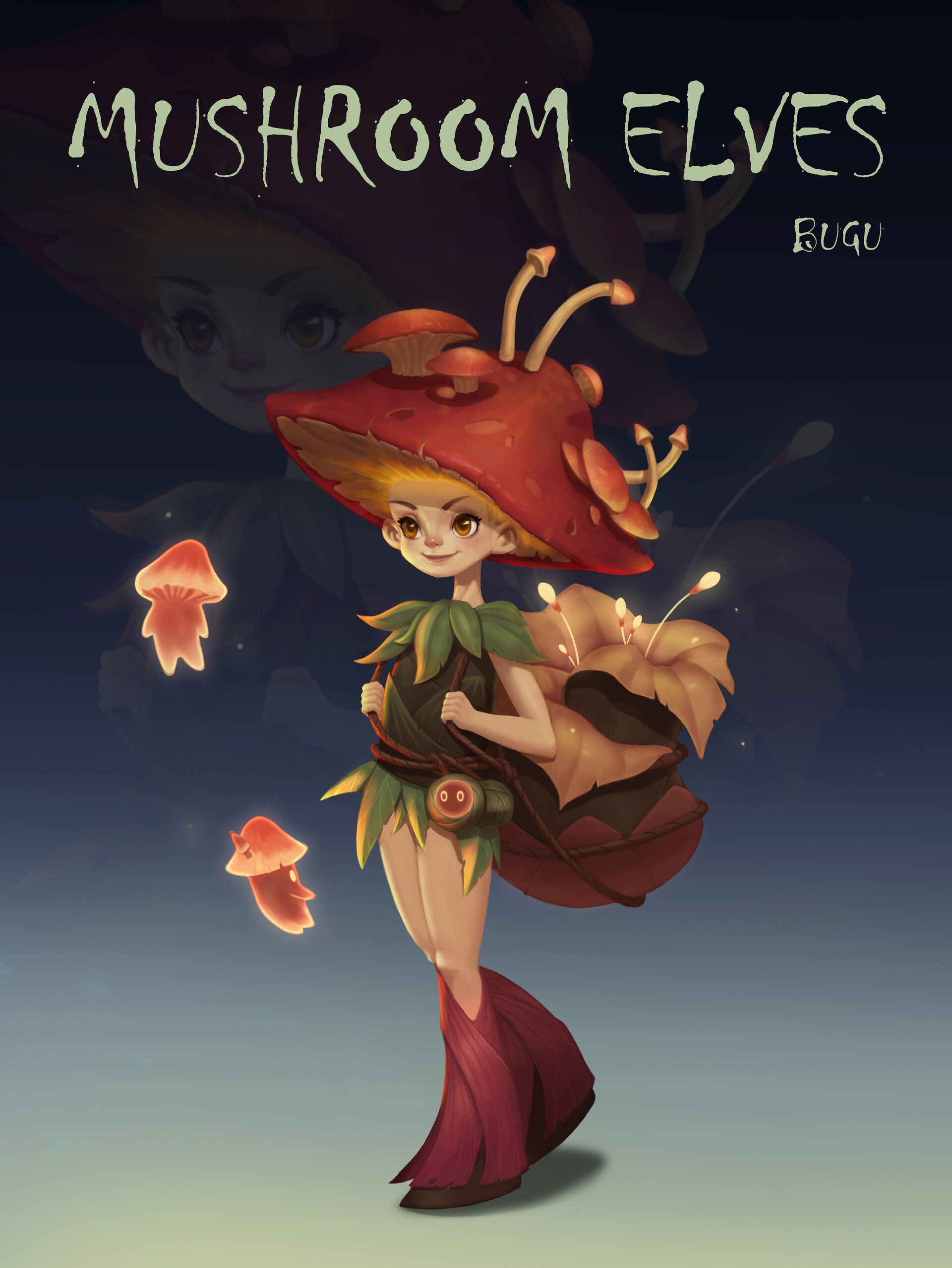 ArtStation mushroom elves