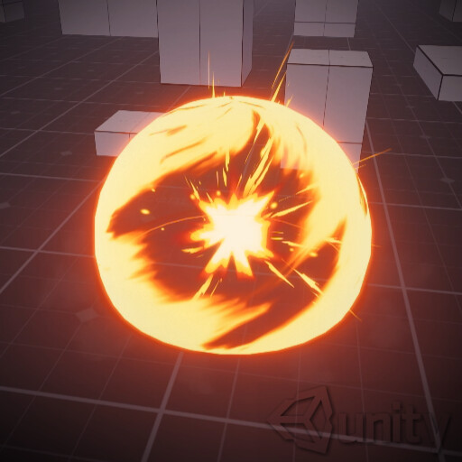 ArtStation - VFX - Fire Orb Explosion