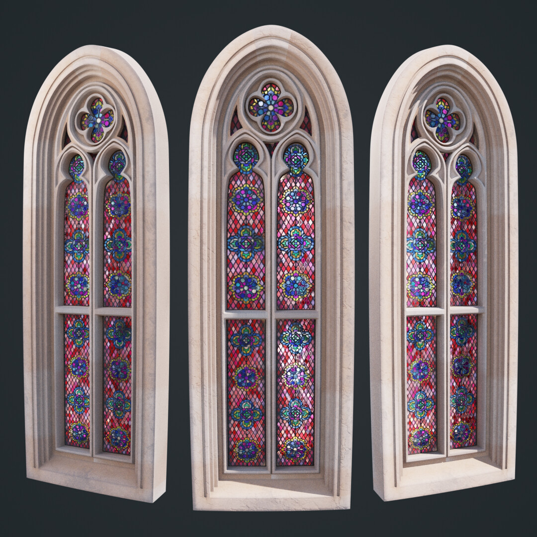 ArtStation - Stained glass windows