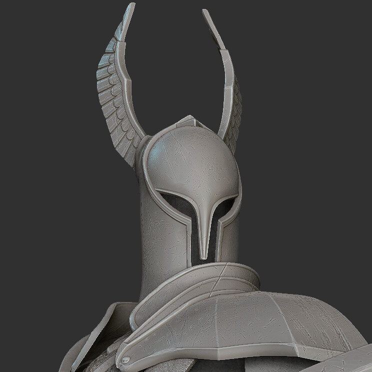 ArtStation Dark Souls Silver Knight fan art clay vertion