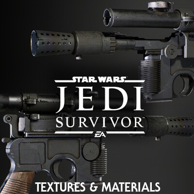 ArtStation - Jedi: Survivor - DL-44 Blaster Textures