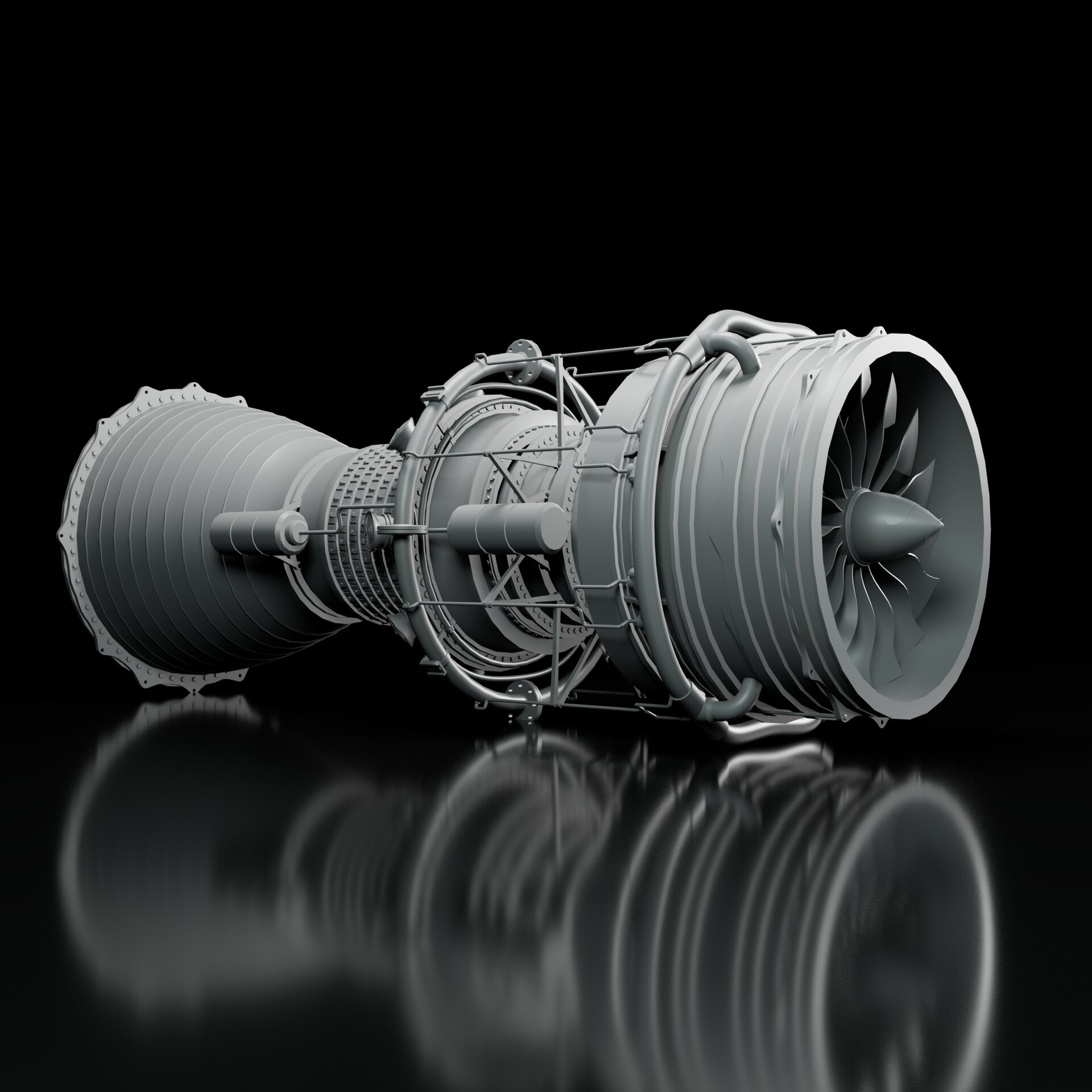 ArtStation - Jet engine design