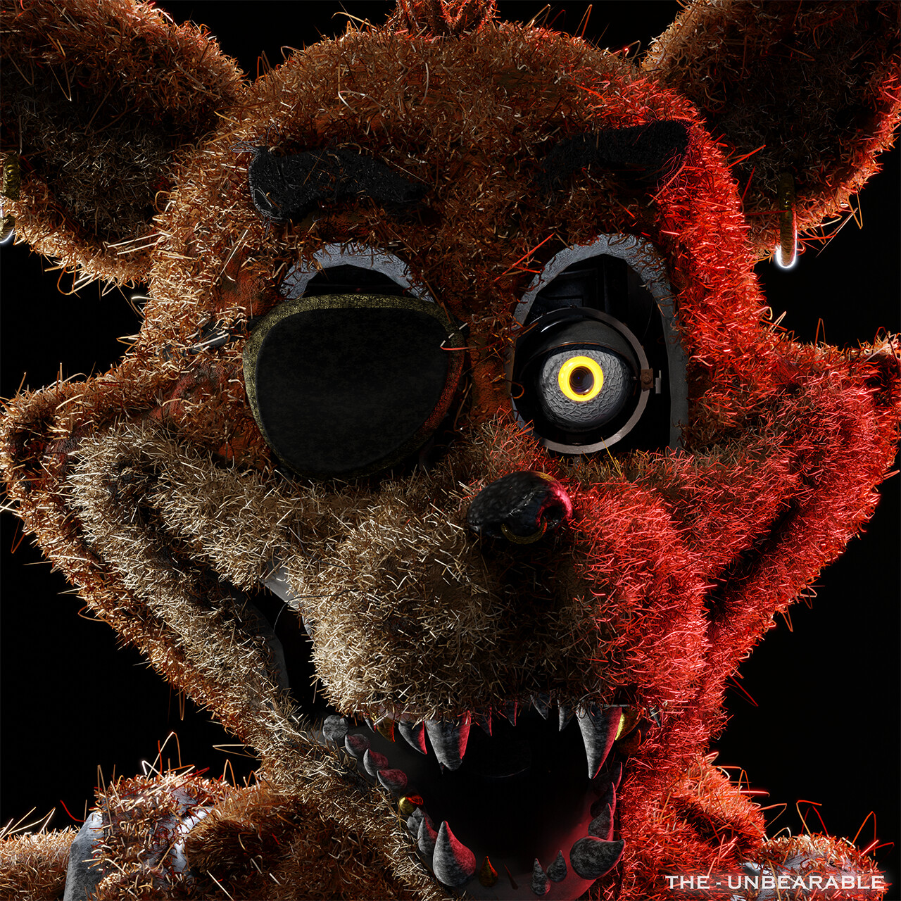 ArtStation - Five Nights at Freddy's 4 Fan-Made Nightmare 3D Models