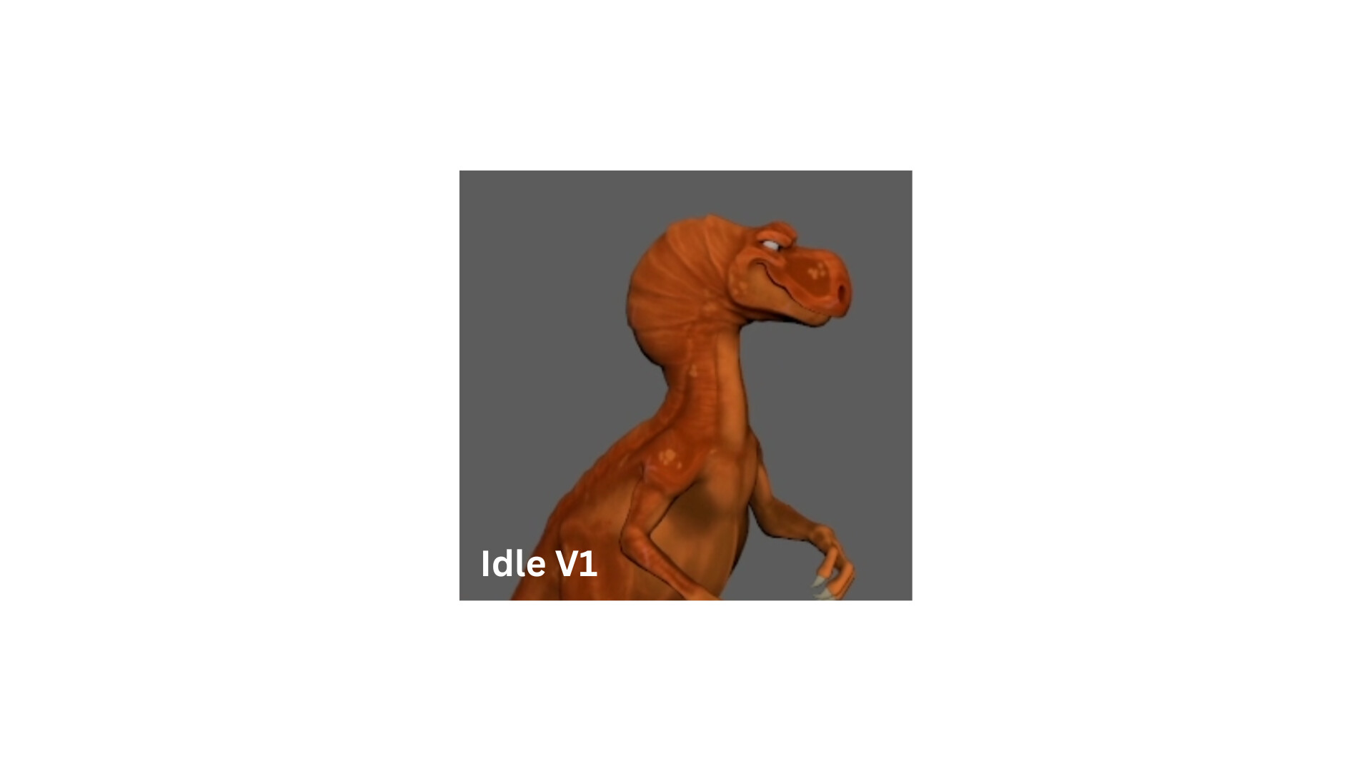 ArtStation - Dino idle animation