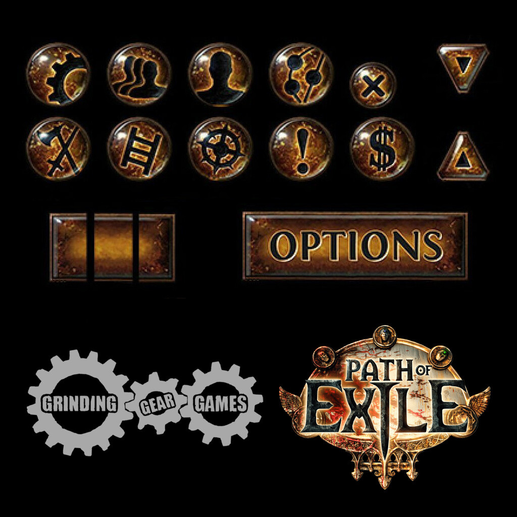ArtStation - Path of Exile UI Design (2011)