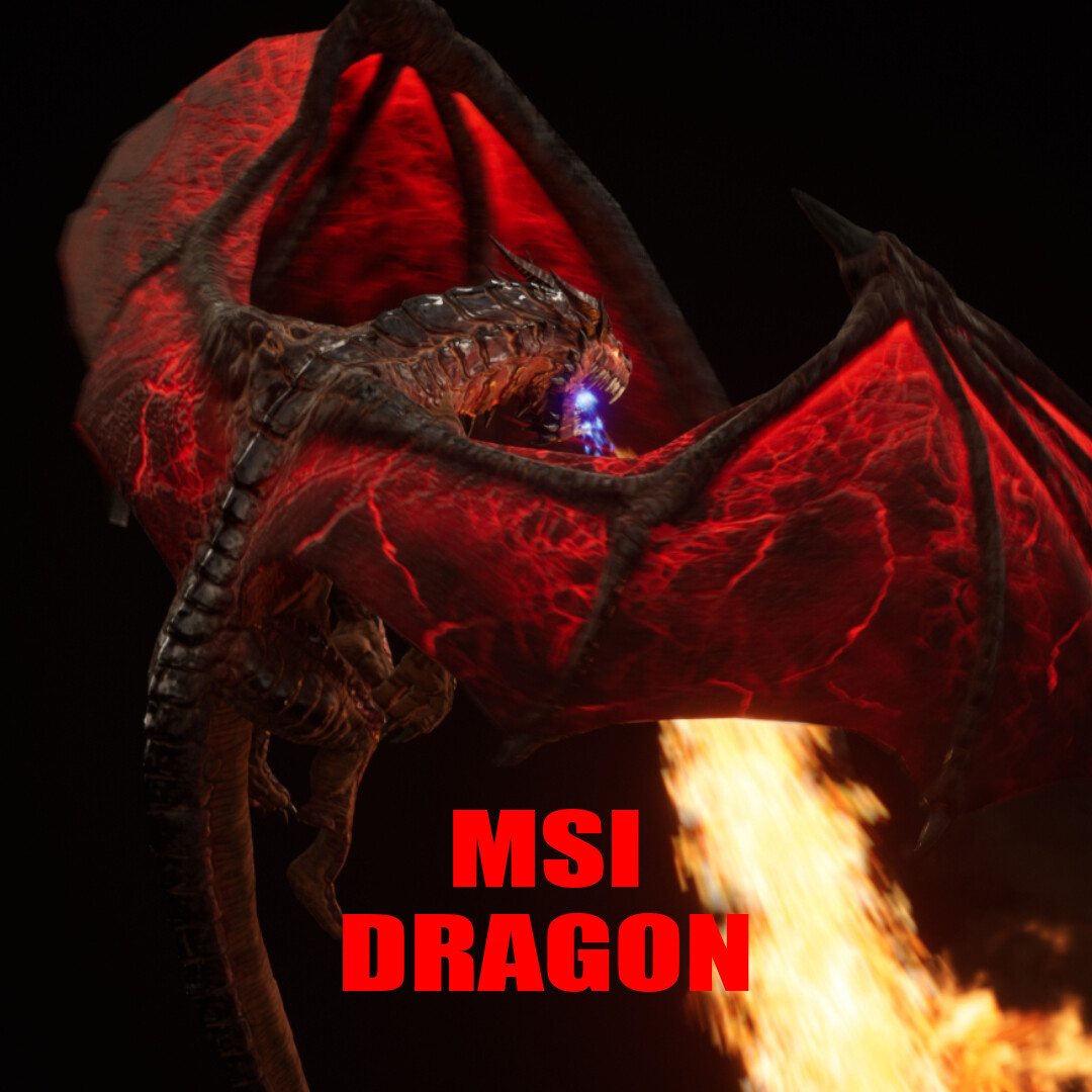 ArtStation PROJECT_ MSI Dragon