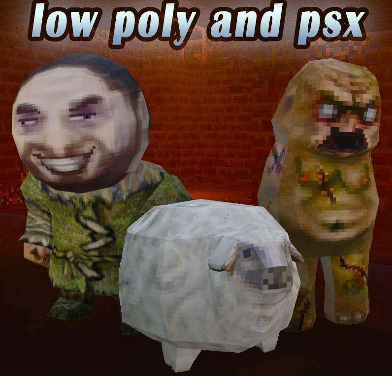 ArtStation - low poly and psx models