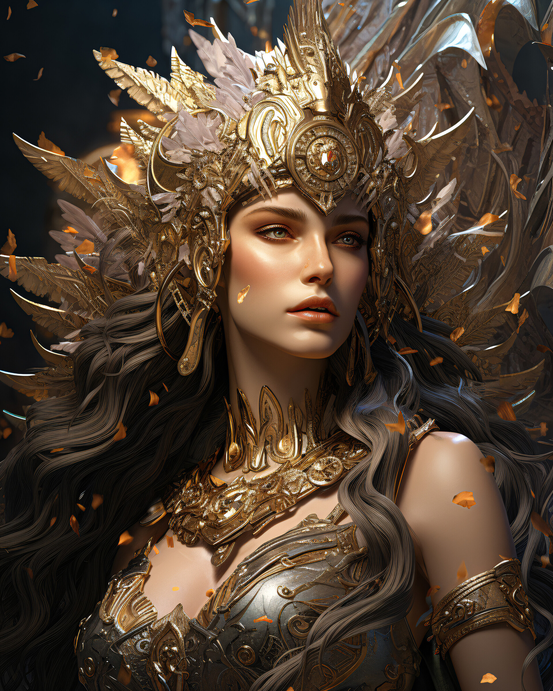 ArtStation - 100 Greek Gods Female Characters Illustrations