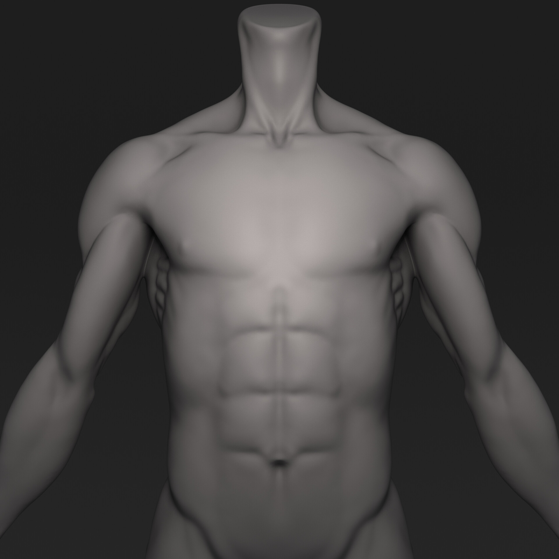 Artstation - Male Anatomy Study